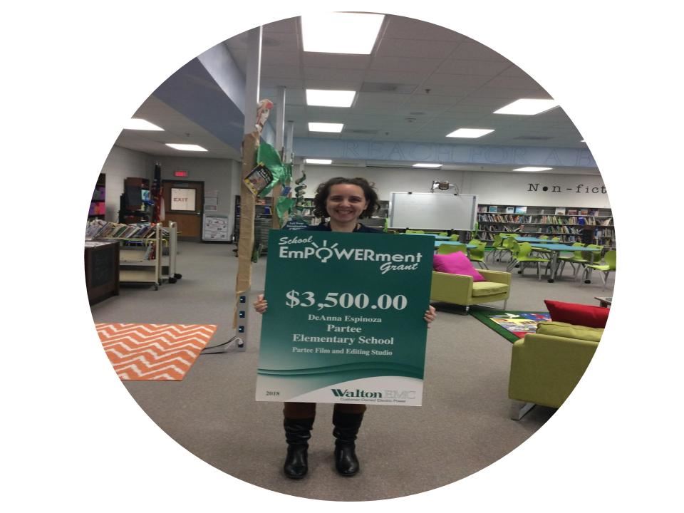 Mrs. Espinoza Receives grant